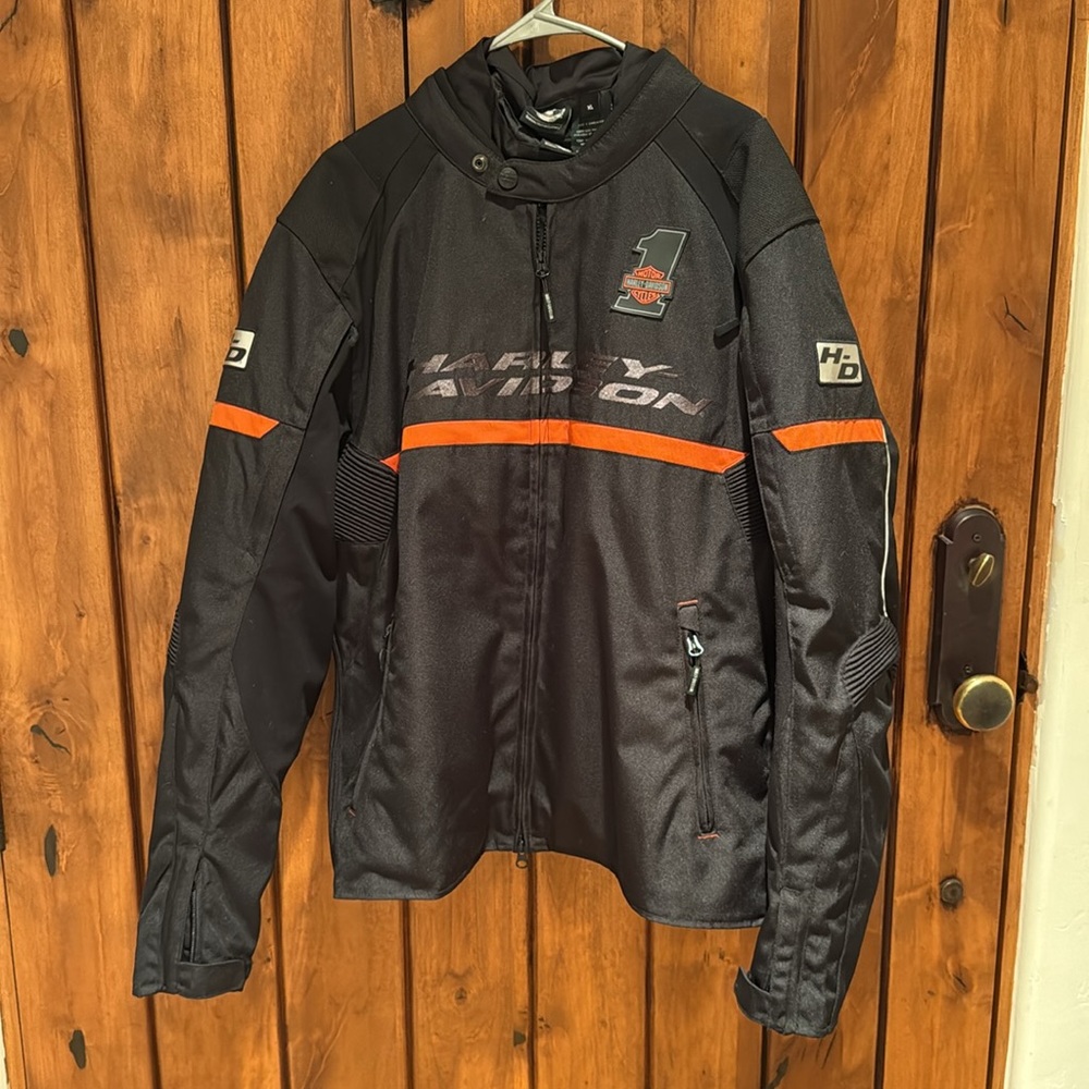 Harley Davidson Men's Textile Weatherproof Riding Jacket size XL